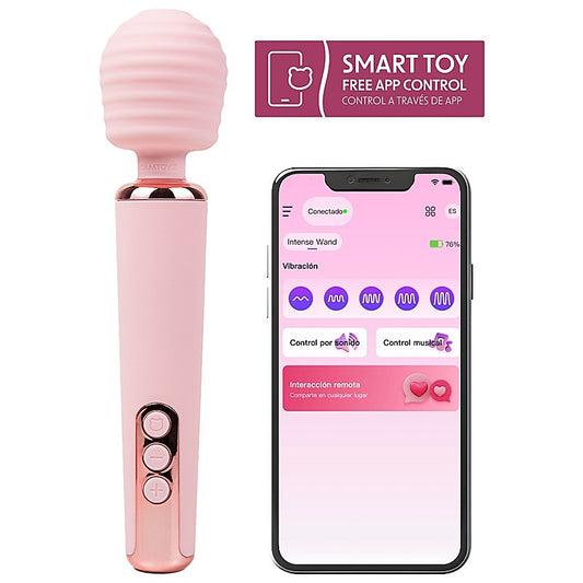 Intense App Controlled Body Wand Vibrator by CamToyz