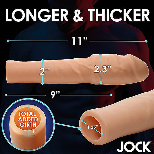 Curve Toys JOCK Extra Thick 2 Inch Penis Extension Sleeve - Penis Sleeves and Extenders