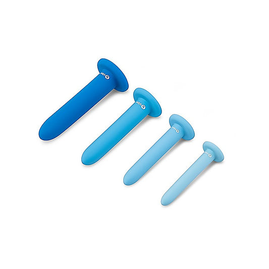 b-Vibe 4 Piece Silicone Anal Training Dilator Set - Butt Plugs
