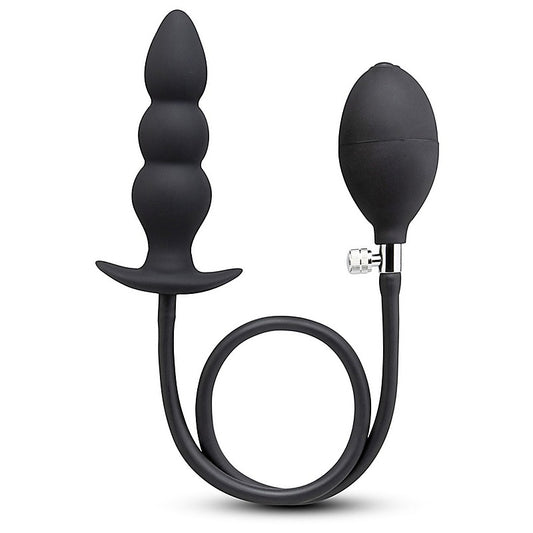 b-Vibe Beaded Silicone Inflatable Anal Plugs - Butt Plugs