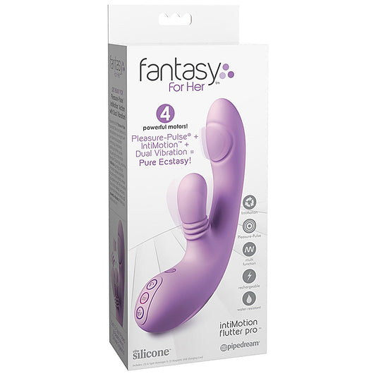 Pipedream Fantasy For Her intiMotion Flutter Pro Rabbit Vibe
