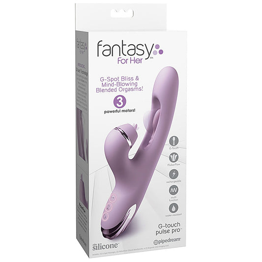 Pipedream Fantasy For Her G-Touch Pulse Pro Rabbit Massager