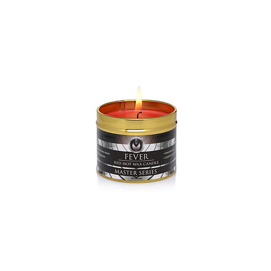 XR Brands Fever Red Hot Adult Wax Candle - Massage Oils and Lubricants
