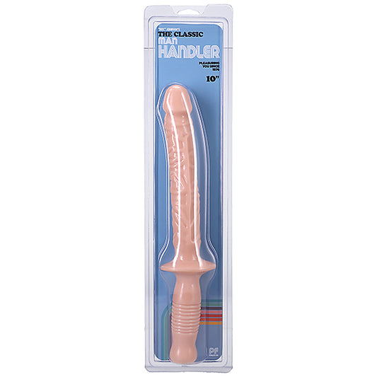 Doc Johnson The Classic Manhandler 10 Inch Dildo Plus Handle - Realistic Dildos