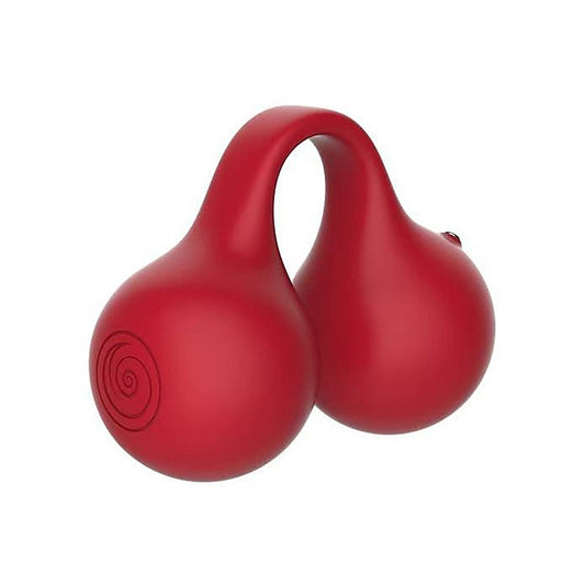 Snail TWINN Finger Vibrator Cherry NO APP by Svibe
