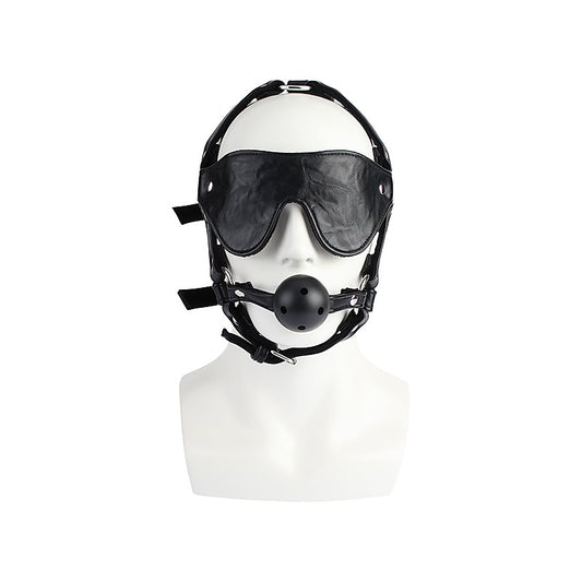 Ball Gag with Eye Mask Bondage Set by Chisa - Bondage Gags and Bits