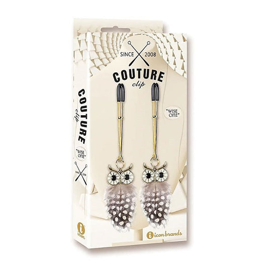 Couture Clip Luxury Nipple Clamps - Wise One - Nipple and Clit Clamps
