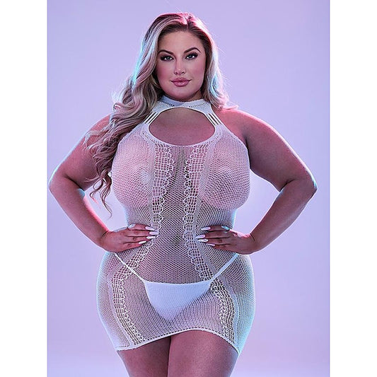 Lapdance Lingerie Glow In The Dark Mini Dress Queen