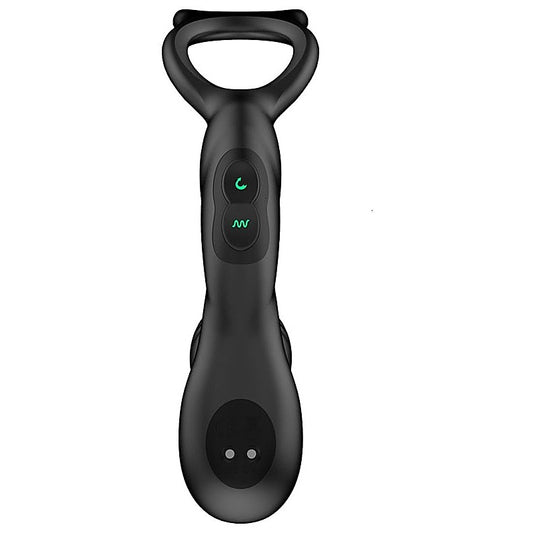 Nexus SIMUL8 Wave Edition Dual Motor Anal Cock And Ball Toy Black - Ball and Cock Toys