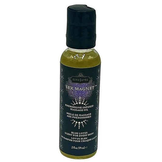 Kama Sutra Sex Magnet Pheromone Massage Oil Blue Lotus - Massage Oils and Lubricants