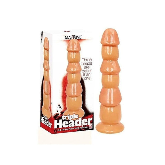 Icon Brands Massive Triple Header 3 Dick Anal Dildo - Anal Dildos