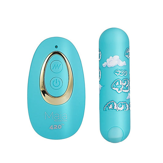 Maia JESSI 420 Remote USB Rechargeable Bullet Vibrator with Wireless Remote - Bullet Vibrators