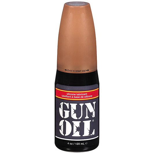 Flip Top Bottle Silicone Based Lube 4oz by Gun Oil - Silicone Based Lubes