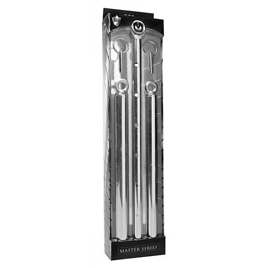 Adjustable Steel Spreader Bar Silver by XR Brands - Spreaders and Hangers