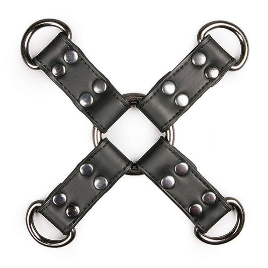Easy Toys Fetish Collection BDSM Play Hogtie Black - Cuffs And Restraints