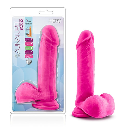 Au Naturel Bold Hero 8 Inch Dildo by Blush Novelties - Realistic Dildos
