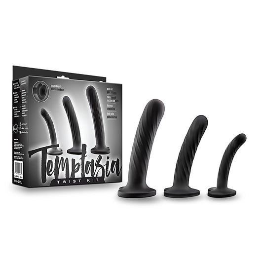 Temptasia Twist Silicone Dildo Kit by Blush Novelties - Realistic Dildos