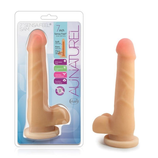 Au Naturel Sam Realistic Dong 7 Inch by Blush Novelties - Realistic Dildos