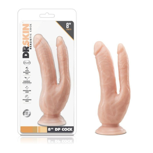 Dr. Skin Double Penetration Realistic Cock - Realistic Dildos