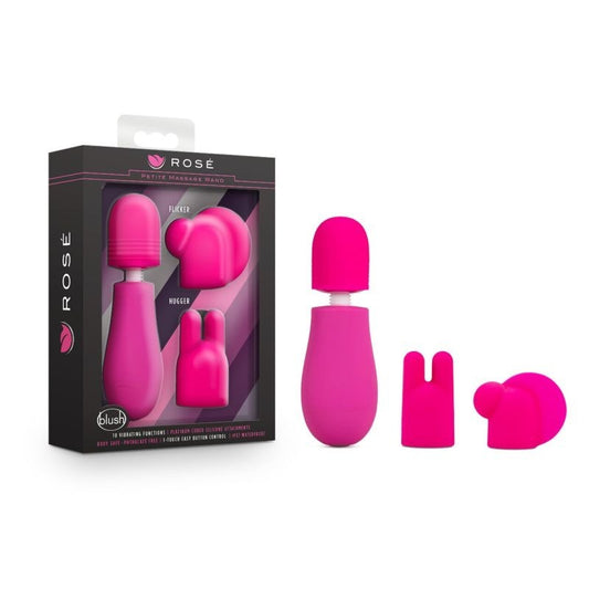 Rose Petite Massage Body Wand Vibrator by Blush Novelties - Body Wands