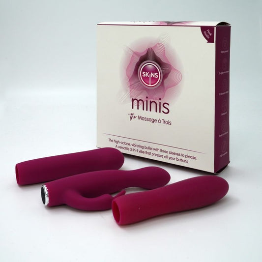 Skins Minis Massage A Trois Sex Toy Set by Skins Touch - Sex Kits
