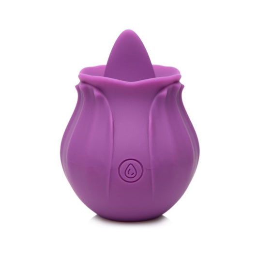 Bloomgasm Wild Violet 10X Licking Clitoral Vibrator - Clit Ticklers and Pulsators