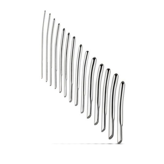 Single Ended Dilator Set 14 Piece by Sinner Gear - Urethral Sounds