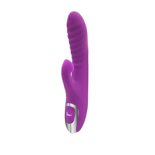 Frenzy Suction 12 Function Rabbit Vibrator by Viben - Rabbit Vibrators