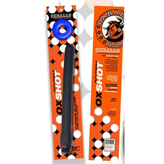 Oxshot Butt Nozzle Shower Hose Enema by OxBalls - Enemas and Douches