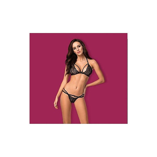 Obsessive Bra and Panty Set 838 2 Piece Black - Bras and Bra Sets