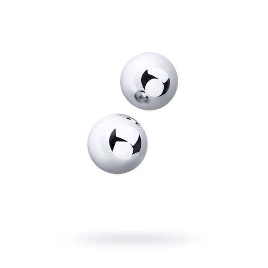Metal Silver Vaginal Balls 2 Piece by ToyFa - Love Eggs and Kegel Exercisers