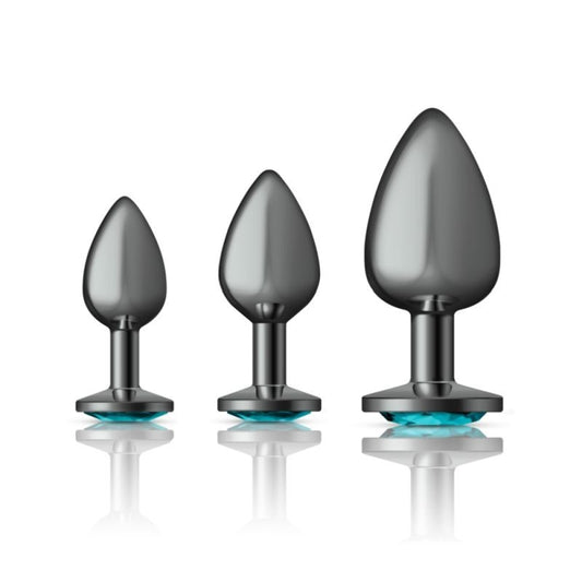 Cheeky Charms Round Metal Butt Plug Kit by Viben