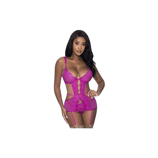Exposed Lingerie Cutout Dress and Sexy G-String Set