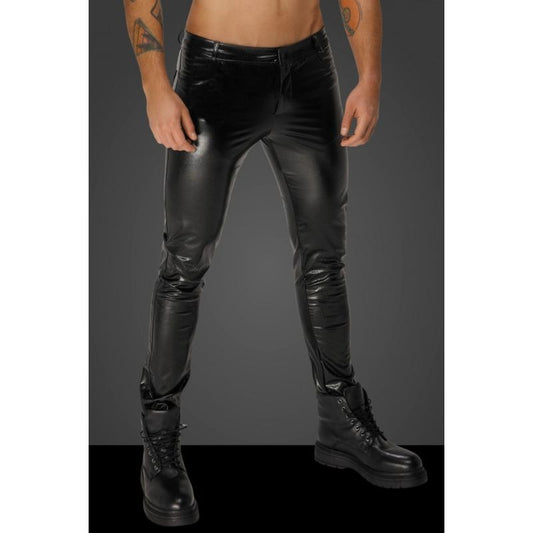 Snake Wetlook Long Pants by Noir Handmade - His Fetish