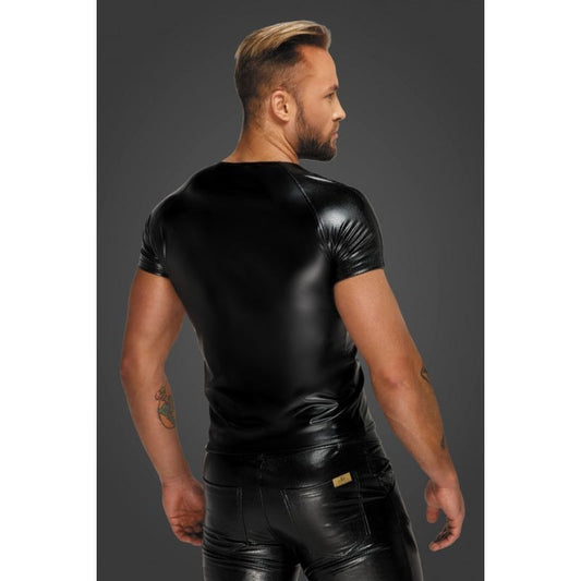 Wetlook Men's T-Shirt with Snake Sleeves by Noir Handmade - His Fetish