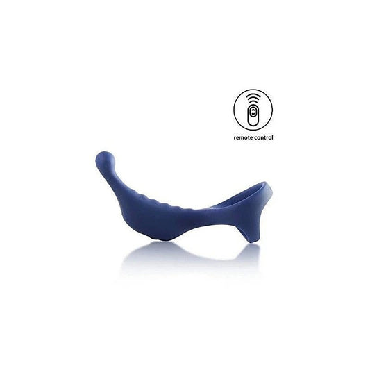 Arosum Underquaker Vibrating Anal Plug With Cock Ring & Remote - Butt Plugs