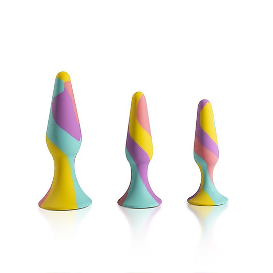TriPlugs Silicone Anal Training Kit by Arosum - Butt Plugs