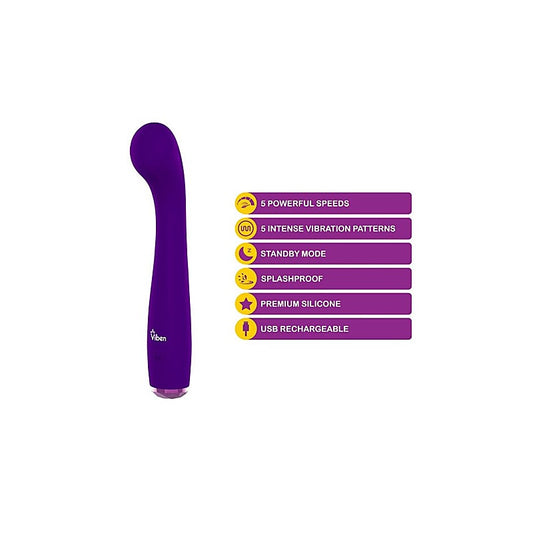 Devotion 10 Functions Rechargeable G-Spot Vibrator by Viben - G-Spot Vibrators