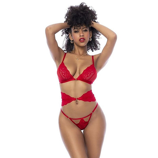 3 Piece Bra, Panties and Flexible Corset Set by Mapale