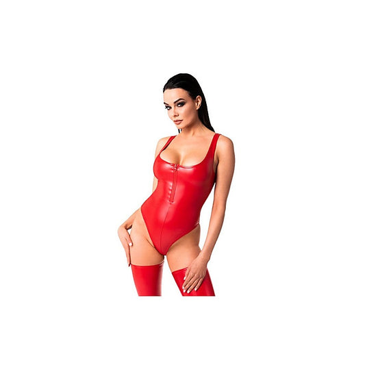 Noir Handmade Elysium Womens Bodysuit Red - Her Fetish