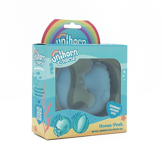 C Horse Ocean Peak Clit Vibrator by Unihorn - Clit Ticklers and Pulsators