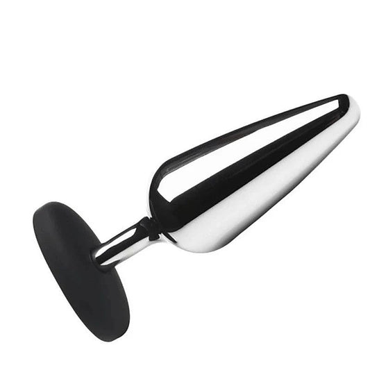 Master Series Butt Slut Metal and Silicone Butt Plug - Butt Plugs