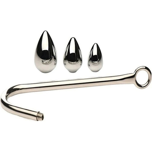 Master Series Anal Hook Trainer Anal Hook With 3 Plugs - Butt Plugs