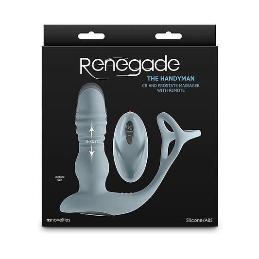 Renegade The Handyman Vibrating Prostate Massager Gray