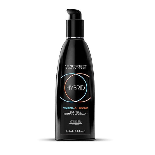 Wicked Hybrid Water & Silicone Blended Lubricant 240ml - Massage Oils and Lubricants