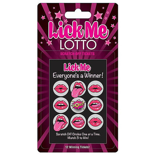 Lick Me Lotto Naughty Scratcher by Little Genie - Party Gifts and Novelties