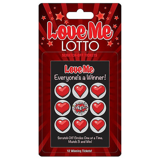Love Me Lotto Naughty Scratcher by Little Genie - Party Gifts and Novelties