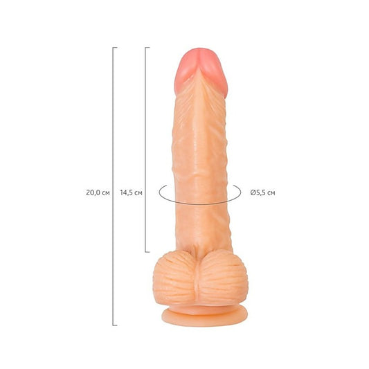 Real Stick Cree Realistic Dildo with Balls by Shots Toys - Realistic Dildos
