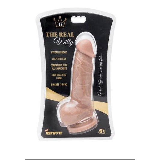 The Real Willy 6 Inch Realistic Dildo by SI Novelties - Realistic Dildos