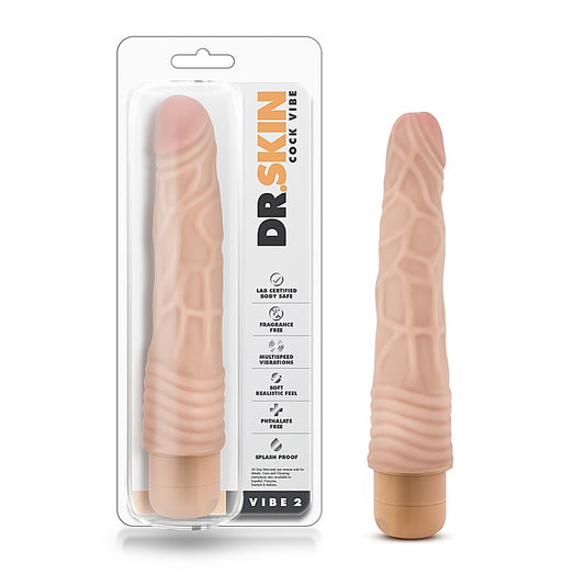 Dr. Skin Cock Vibe 2 by Blush Novelties - Vibrating Dildos